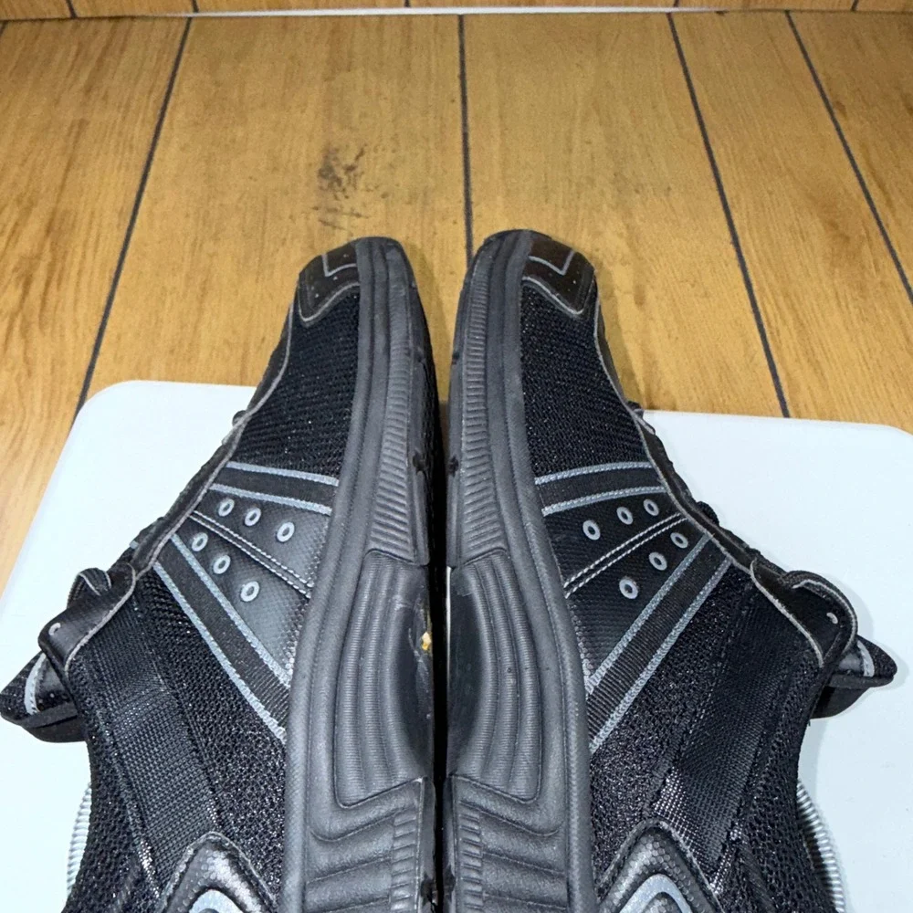 Orthofeet 611 Sprint Mens Athletic Shoes Black Mesh Sneakers Size 12 D Medium